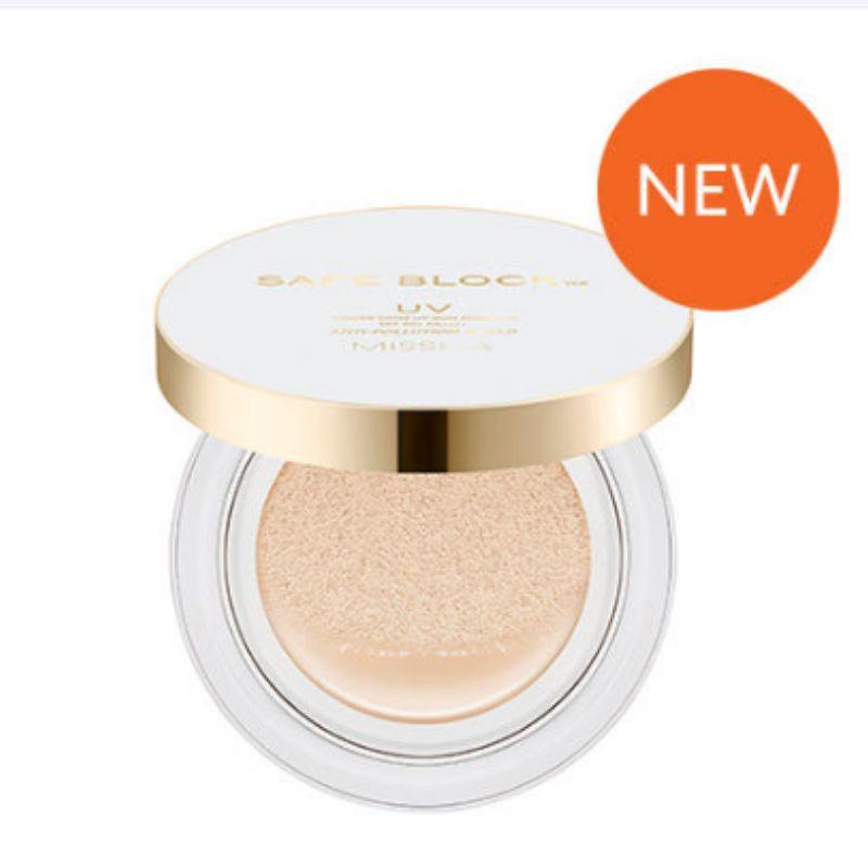 MISSHA Tone-Up Cover Sun Cushion K-Beauty SPF50+ PA+++ Brightening UV Protection Base