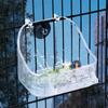 Bird Drinking Water, Feeding, Hanging Bird Bath Box, Bathing Basin Cage Accessories