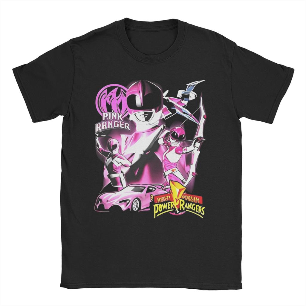 Unisex Unisex Mighty Morphin Power Rangers T-Shirts Baumwollkleidung Humor Kurzarm Rundhals T-Shirt Sommer T-Shirts