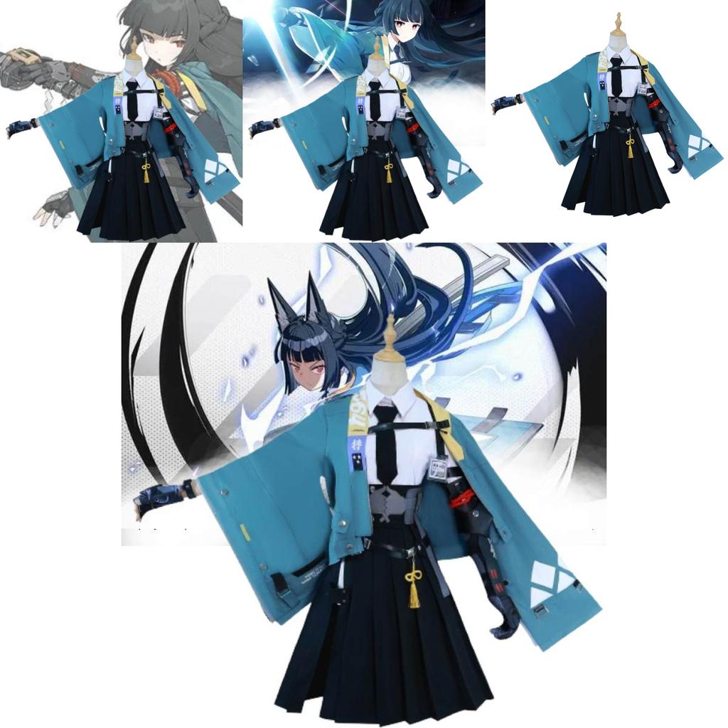 Trendy Street Style Polyester Cosplay Outfit With Accessories In Starry Elegant Color