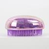 Glitter Oval Hair Brush Soft Bristles Scalp Massage Portable Travel Anti-static Mini Egg Shape Comb Kids Adults Hair Styling Detangling Brush