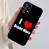 The Romantic B-Bruno M-Mars Phone Case For Samsung S24,21,22,23,30,Ultra,20,Plus,Note,10,9,Black Soft Silicone Case
