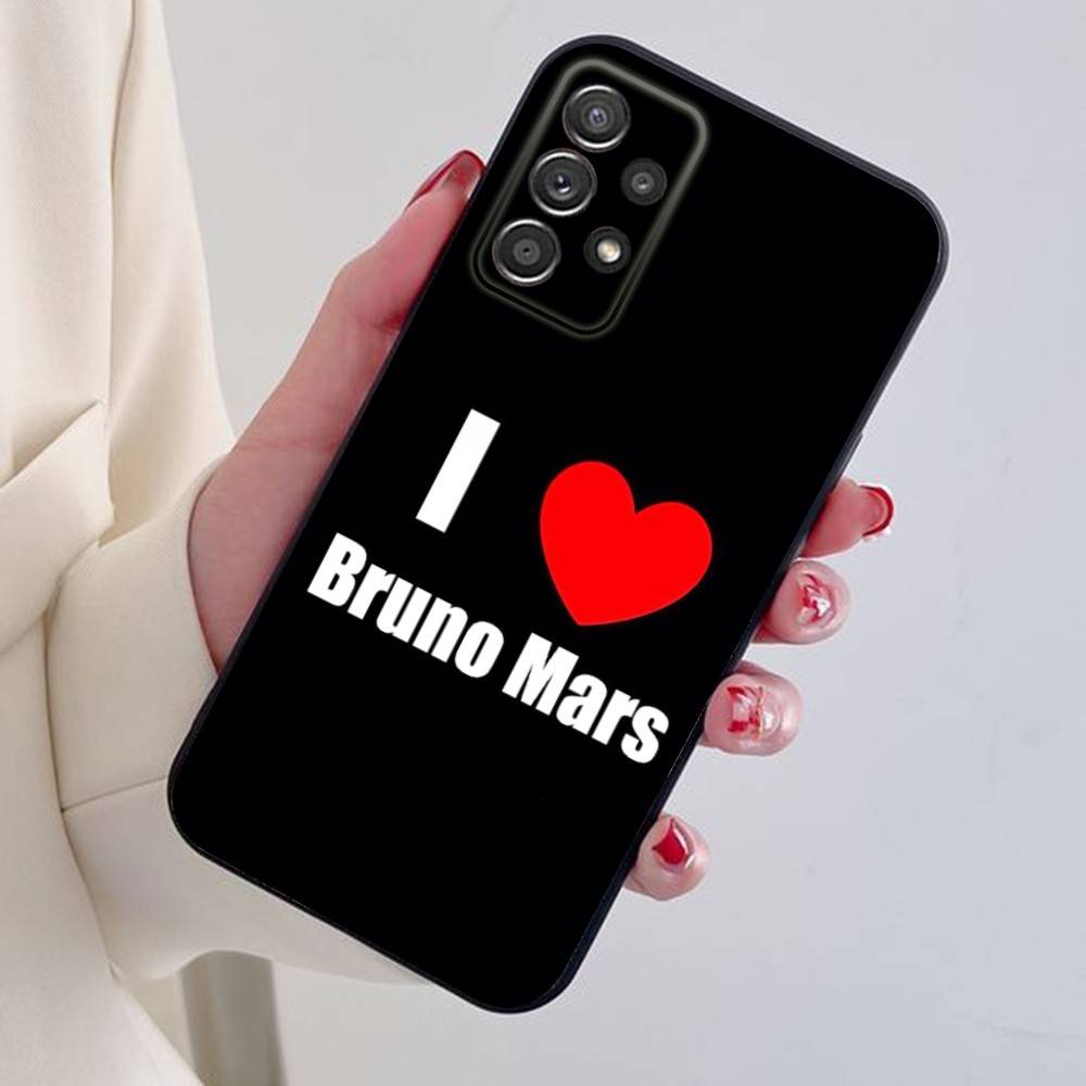 The Romantic B-Bruno M-Mars Phone Case For Samsung S24,21,22,23,30,Ultra,20,Plus,Note,10,9,Black Soft Silicone Case