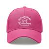 Grandma Baseball Cap - Letter "JUST KEEP GETTING BETTER" Print Adjustable Soft Fabric Casual Daily Wear Baseball Hat For Mother's Day Gift