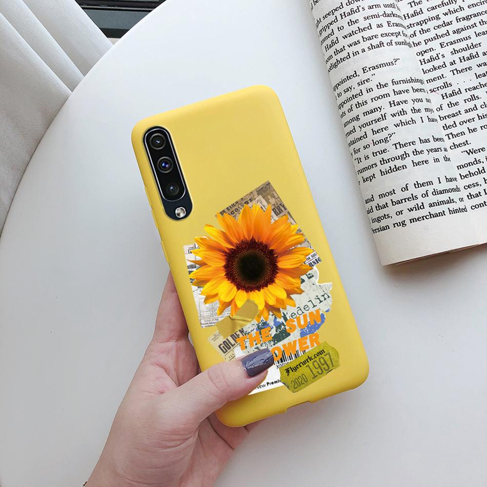 Love Heart Case For Samsung Galaxy A20 A30 A40 A50 A70 A20E Silicone Case Cute Cat Cactus Phone Cover Galaxy A20S A30S A50S Case