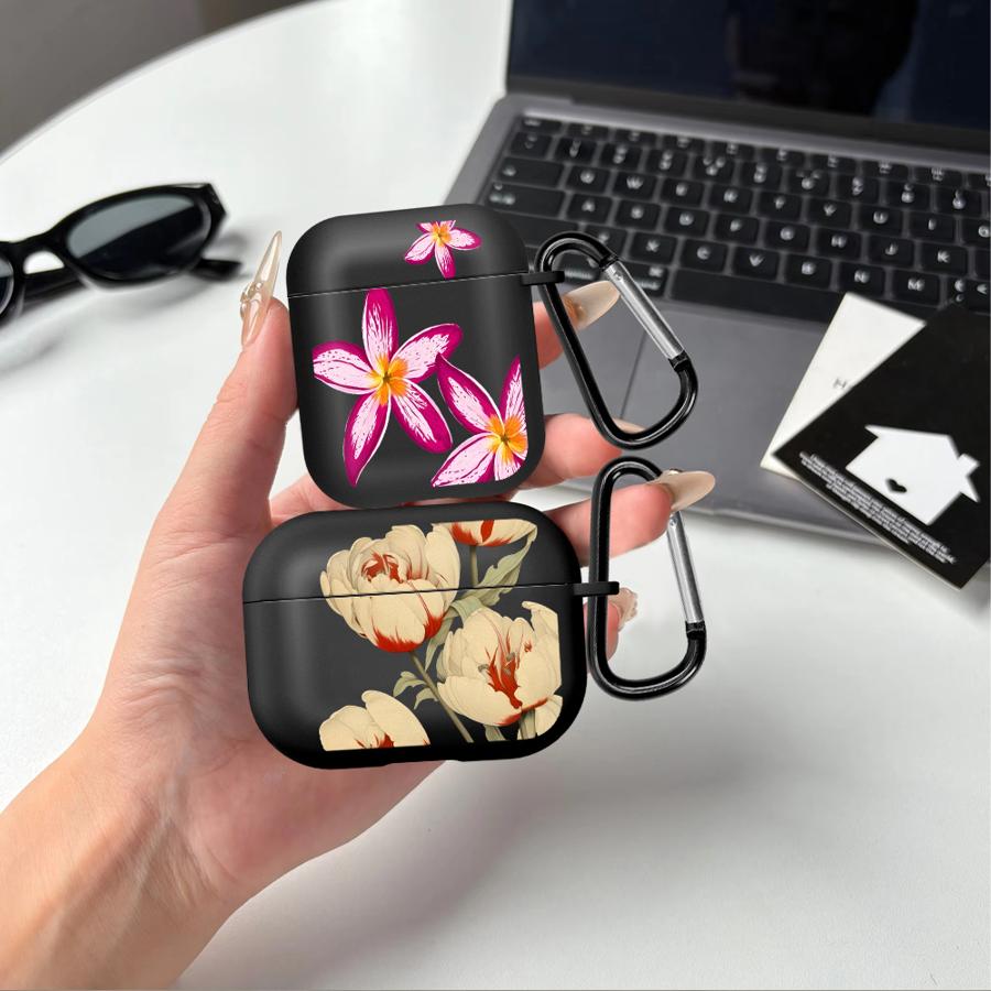 Simple Flower Case For Airpods Pro2 4 2 Pro3 1 3 Pro Earphone Cases Cover