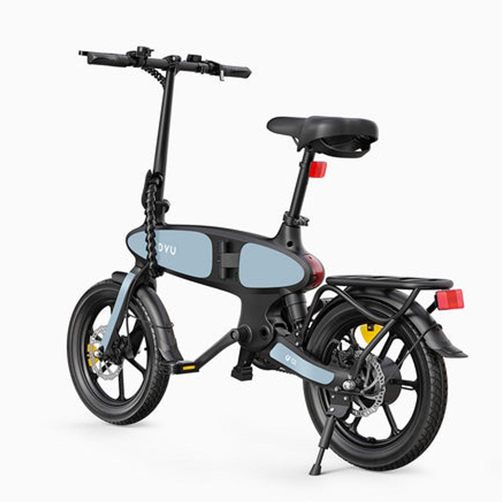Electric Bike Foldable DYU C2 16" 250W Motor 48V 7.5AH Max Range 40Km Top Speed 25Km/h Load 120KG Black