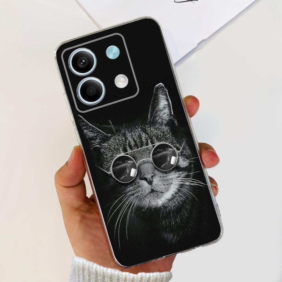 För Xiaomi Redmi Note 13 Pro Plus-skal Lyxigt målat fodral Klar silikontelefonskal för Redmi Note 13 Pro Note13 5G Mjukt skal