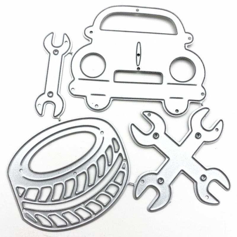 Секция Авто Металлическая Вырубка Штамп для Тиснения DIY Альбом для Скрапбукинга Бумажное Творчество Нож Вырубка Лезвие для Открыток Штамп для Штамповки 85*85mm,10g