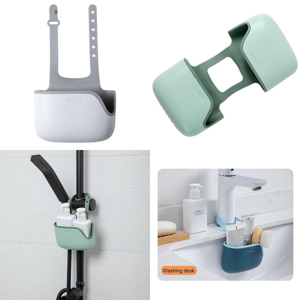 Adjustable Sink Holder Soap Sponge Drain Rack With Durable Double-layer Design