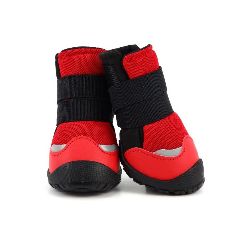 

Four Seasons Dog Shoes Breathable Grid Pet Shoes Non-slip Wear-resistant Anti-drop Foot Teddy Bichon Frise Outdoor Walking Shoes 0