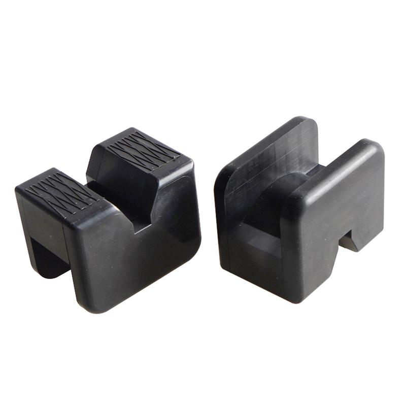 Universal Car Jack Stand Rubber Pad Slotted Protector for Vehicle Frame Safety Home Garage Professional Repair