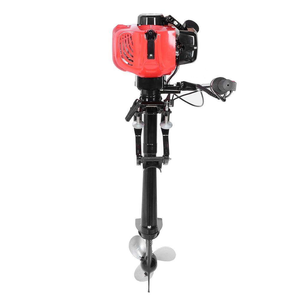 Outboard Motor 2 Stroke 3.6HP Heavy Duty Boat Engine with Air Cooling System for Sailboat Yacht