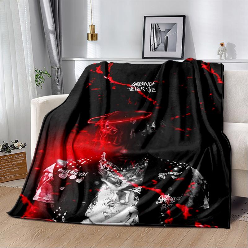 3D Print Juice WRLD 999 Legend Rapper Album Blanket,Soft Throw Blanket for Home Bedroom Bed Sofa Travel Picnic Cover Kid Gift
