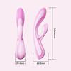 OGUGU RUBY Dual Stimulation Vibrator, Clitoral & G-Spot, Soft Silicone, Powerful Vibration, Waterproof, Quiet, Korean Brand Adult Toy