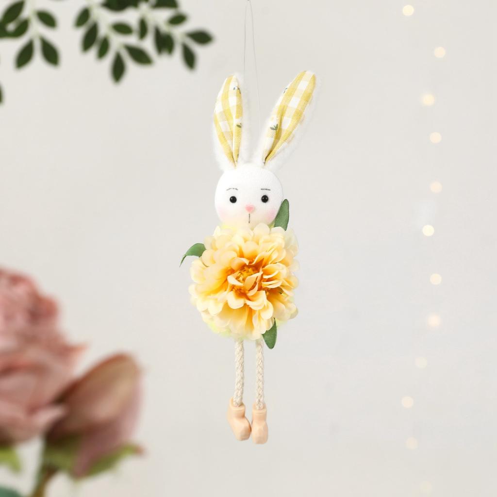 Easter Decorations, Easter Bunny Dolls, Flower Pendants, Holiday Party Gifts