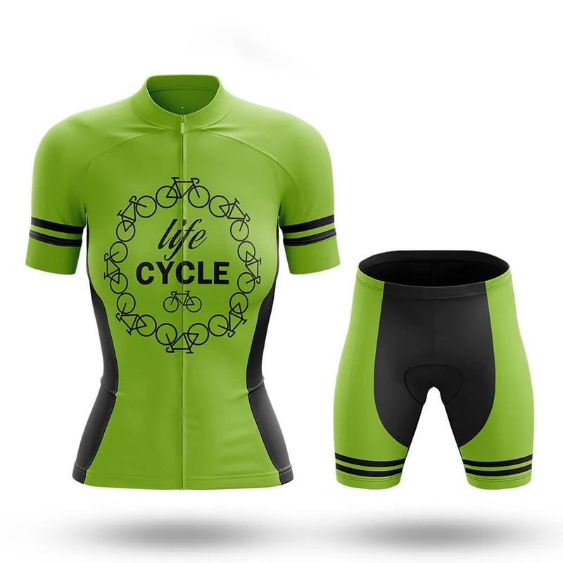 2026 Summer Breathable Cycling Suit Set  Cartoon Women's  Bike Jersey Fashion Girl Bicycle Clothes Quick-dry Mountain Bike Clothing Ciclismo Mujer