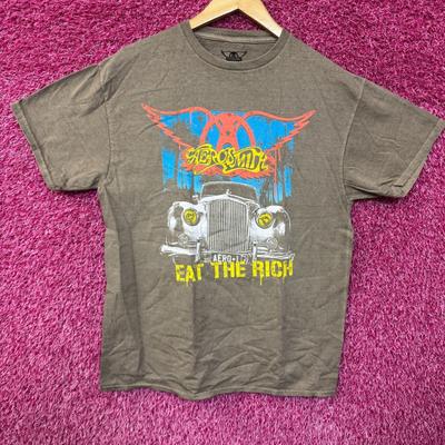 Aerosmith Eat The Rich Albumcover Arena Rock Band T-Shirt M