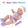 Reborn 30CM Vinyl Baby Doll: Washable, Soothing, Full Body Simulation