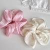 Elástico de Cabelo Alta Elasticidade Sem Danos ao Cabelo Cetim Macio Corda de Cabelo Grande Fofa Coque Scrunchie de Cabelo Acessórios de Cabelo para Ir ao Trabalho Encontros