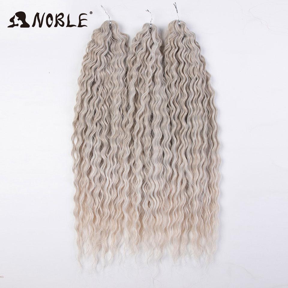 Edles Häkelhaar Locken Haar Wasserwelle 24 Zoll 300g Ombre Blond Twist Häkelhaar Zopf Haar Deep Wave Flecht Haarverlängerung
