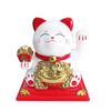 Y Solar Fortune Cat Waving Hand Ornament: Light-Powered Decor for Car, Living Room, or Office Desk