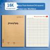 16K Junior High B5 Notebook: Thick Kraft Paper for English Composition