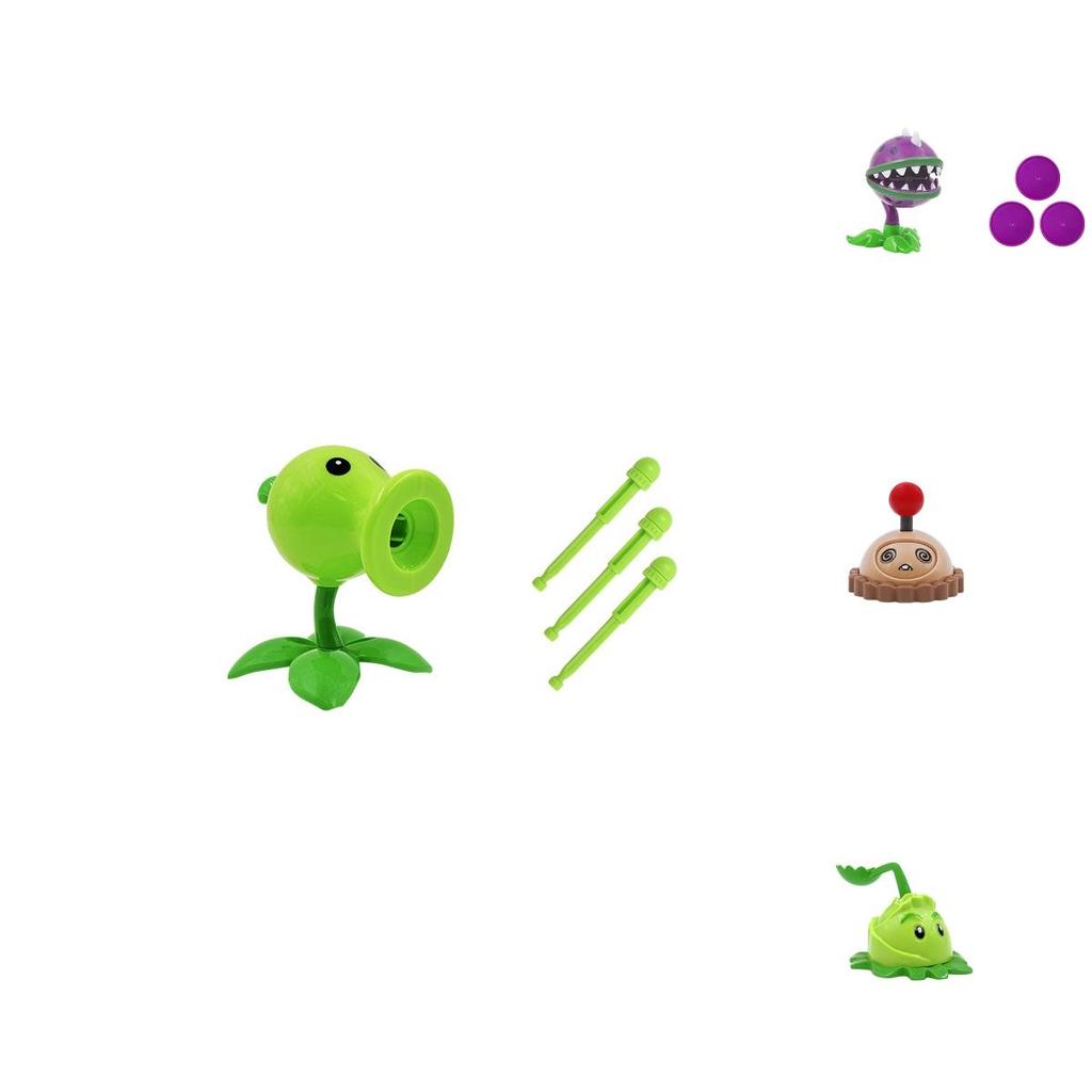 Pflanze vs.. Zombies Spielzeug Fußball Maschinengewehr Erbsenschießer Kornblume Zubehörpaket Tasche