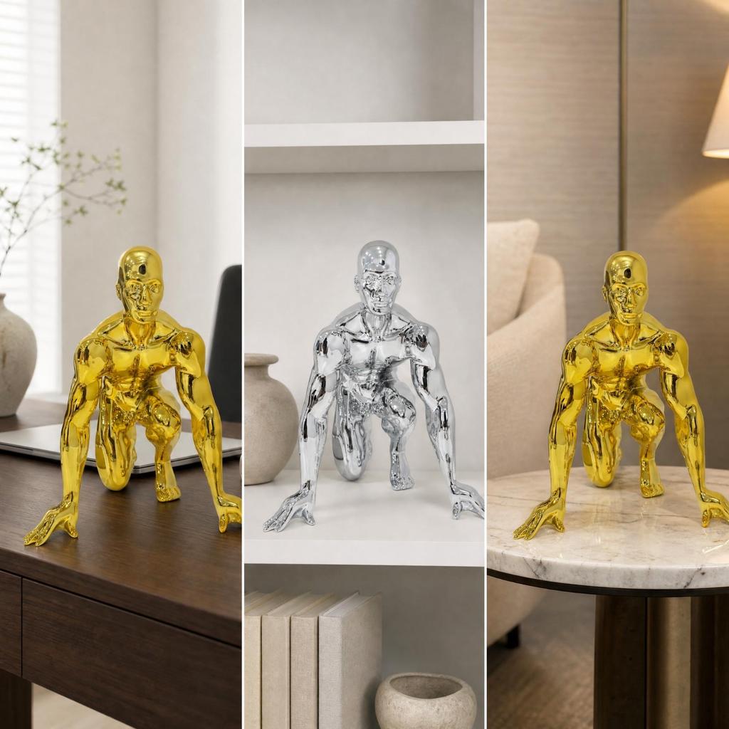 Desktop Ornament for Decorative Gift, Shelf Display, Modern Art Collectors