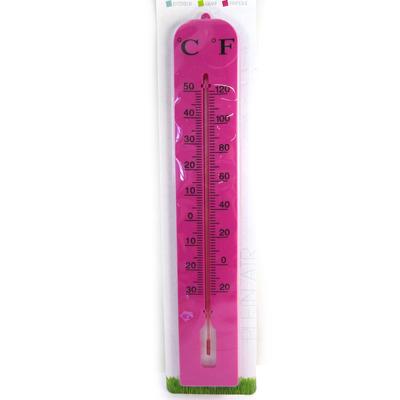 [M7704] - Giant Resin Thermometer 'Coloring' Pink (40 Cm)