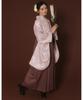 Hakama Two Shaku Sleeve Plain Graduation 4 Piece Set Hakama Lower Gorgeous G Dusk Peony Hakama [KYOETSU] Set, Kimono, Hakama, Ceremony, (Kimono,