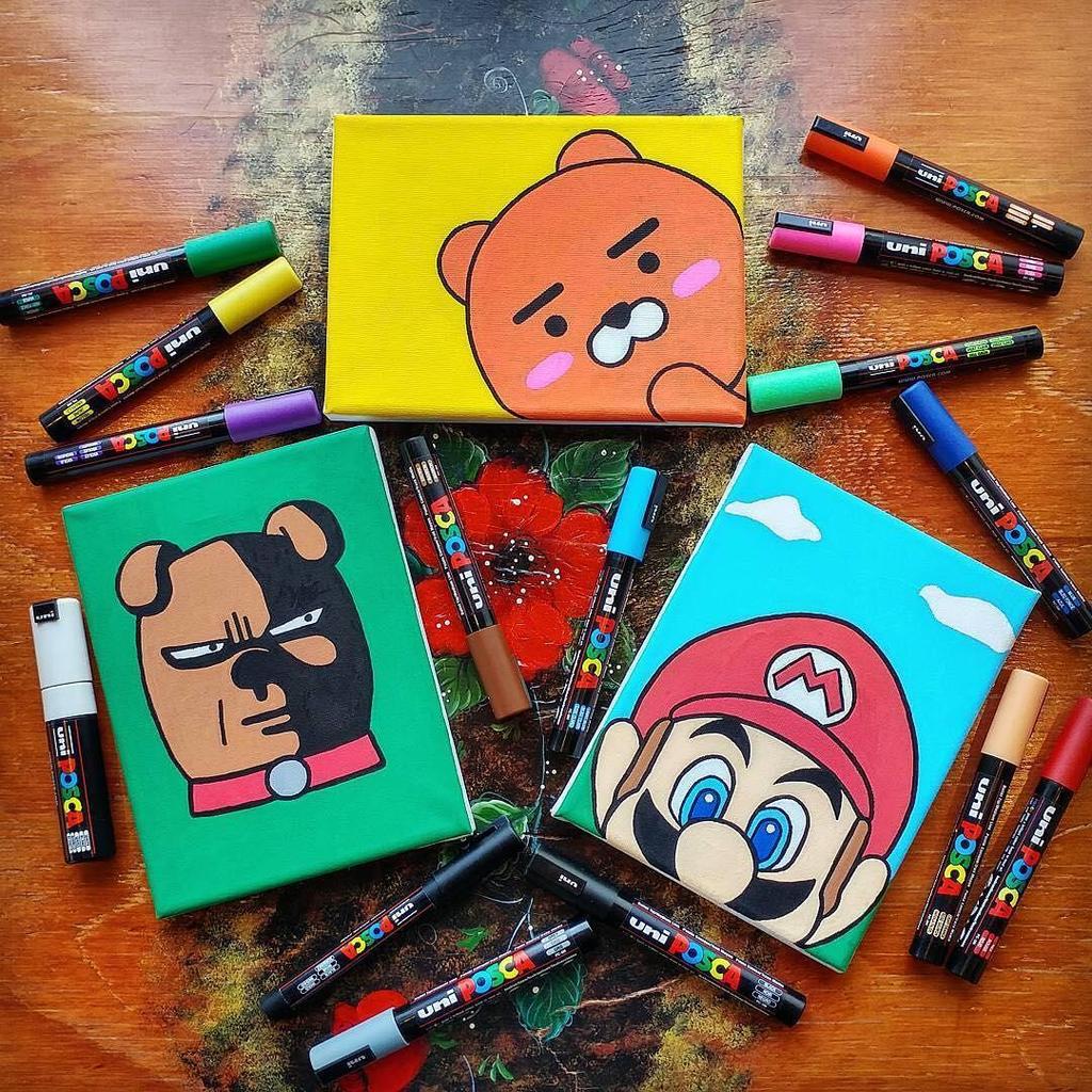 Mitsubishi UNI POSCA PC-5M Weißer Farbe-Marker für Poster - Kontaktieren Sie den Kundenservice für große Mengen