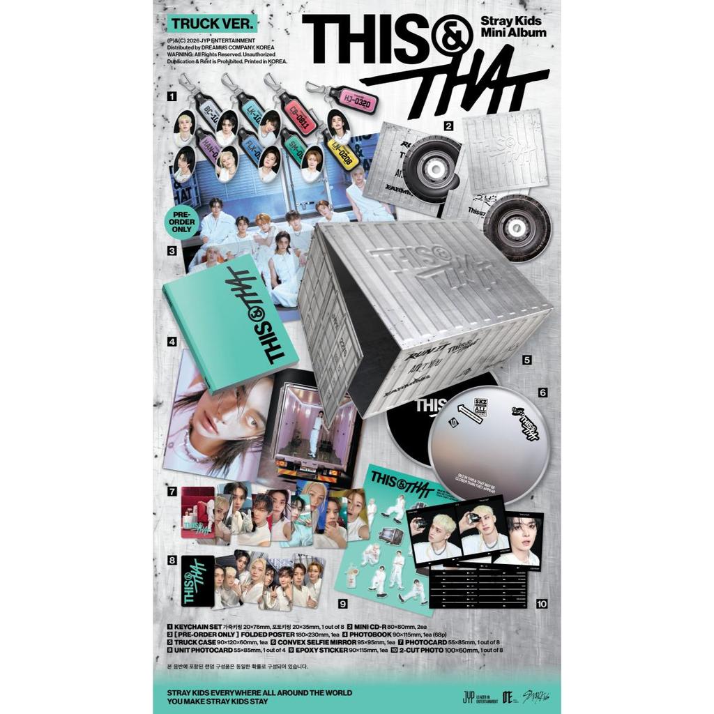 Stray Kids THIS & THAT / Mini Album (TRUCK Ver.)
