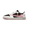 Travis Scott X Air Jordan 1 Vintage Basketbalové boty Unisex Nízké Růžové DZ4137-700(Tým1698- )