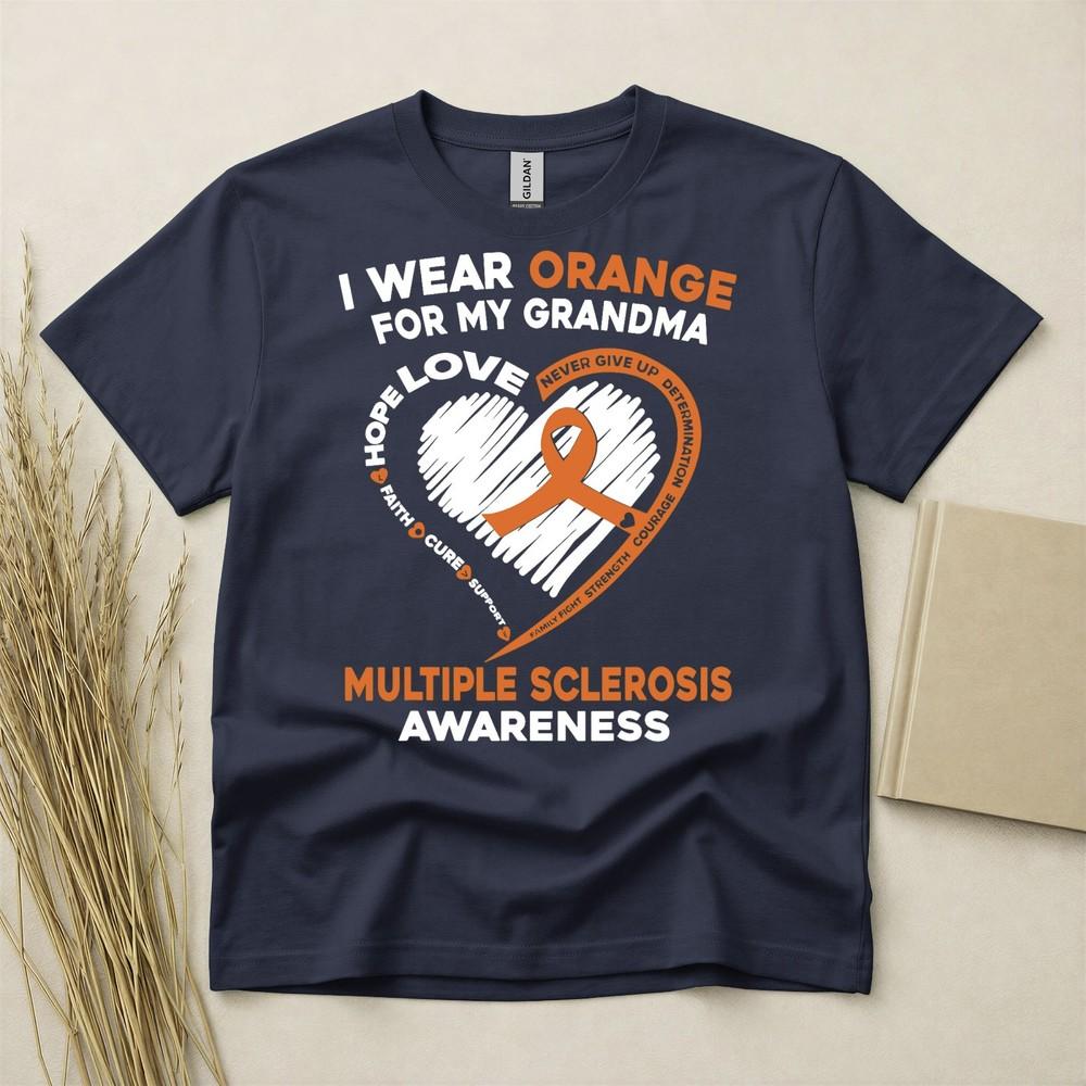 Multiple Sclerosis T Shirt Ms T Shirt Awareness Tee Support Illness Shirt Ribbon