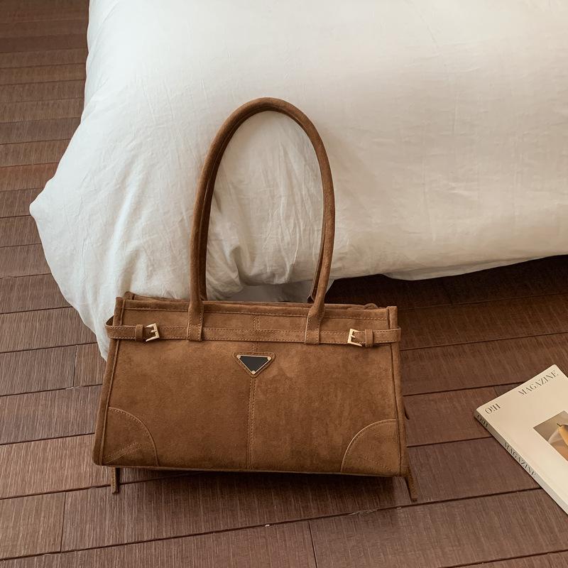 Modische Eimer-Tasche, Tägliche Pendler-Einkaufstasche mit einer Schulter, Einfache und Nischen-Achseltasche