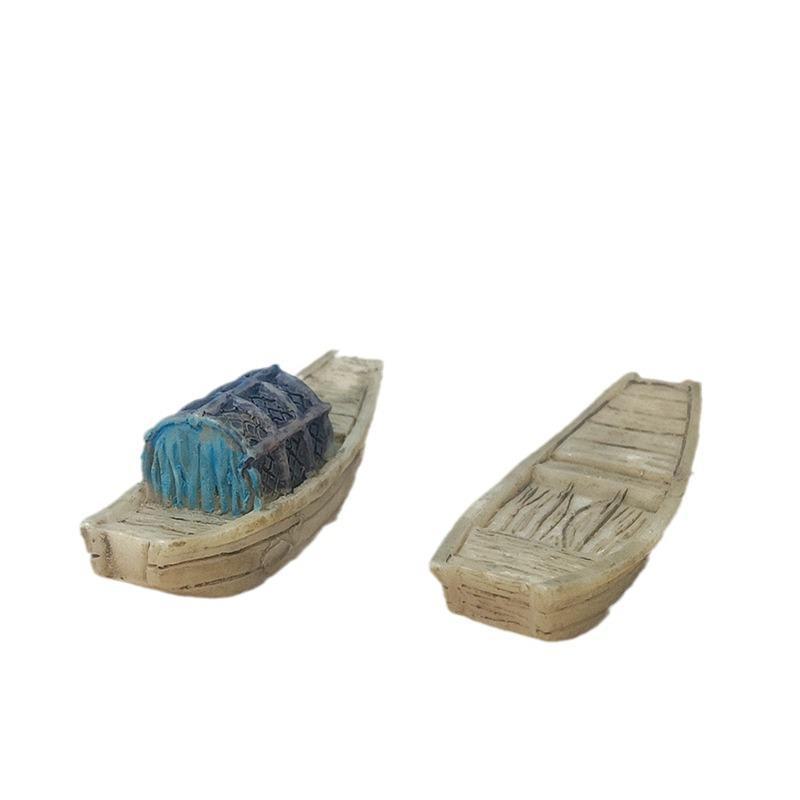 Micro Landscape DIY Miniature Wupeng Fishing Boat Ornament