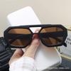 Retro Anti-UV Square Sunglasses: Trendy Korean Style with a Slimming, Fashionable Design