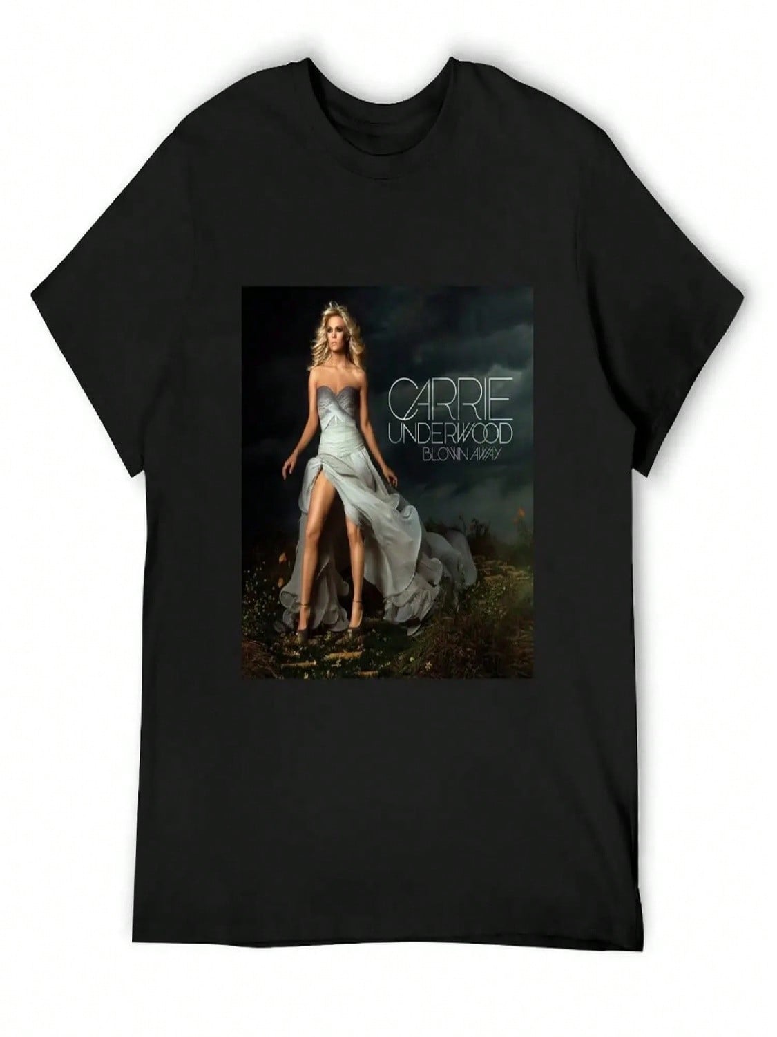 Carrie Underwood Blown Away T-Shirt Quick Drying T-Shirts Man Quick-Drying unisexs Shirts Graphic Tee S разноцветный