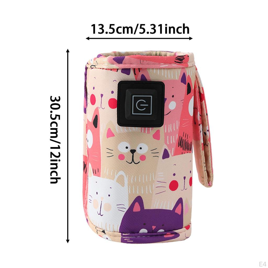 USB Babyflaschenwärmer Schnelles Erhitzen Tasche Tragbar für Auto Reisen Outdoor