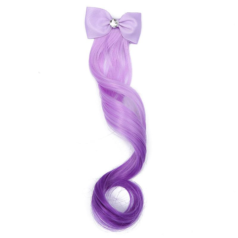 1 Pair Cute Girls Hairpin Child Twist Hair Clip Barrette Cartoon Hair Rope Accessories Kids Wig Rope Hair Head Wear