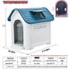 All-Season Waterproof Outdoor Dog House for Small To Large Dogs