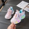 Children's dad shoes girls light sports shoes autumn new cartoon princess shoes versatile soft sole girls casual shoes