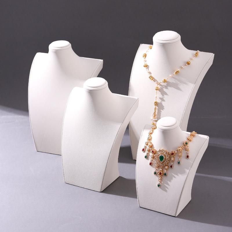 Necklace Jewelry Display Rack Counter Necklace Displays Stand Jeweler Jewellery Showcase Shelf Exquisite Live Pictures Props