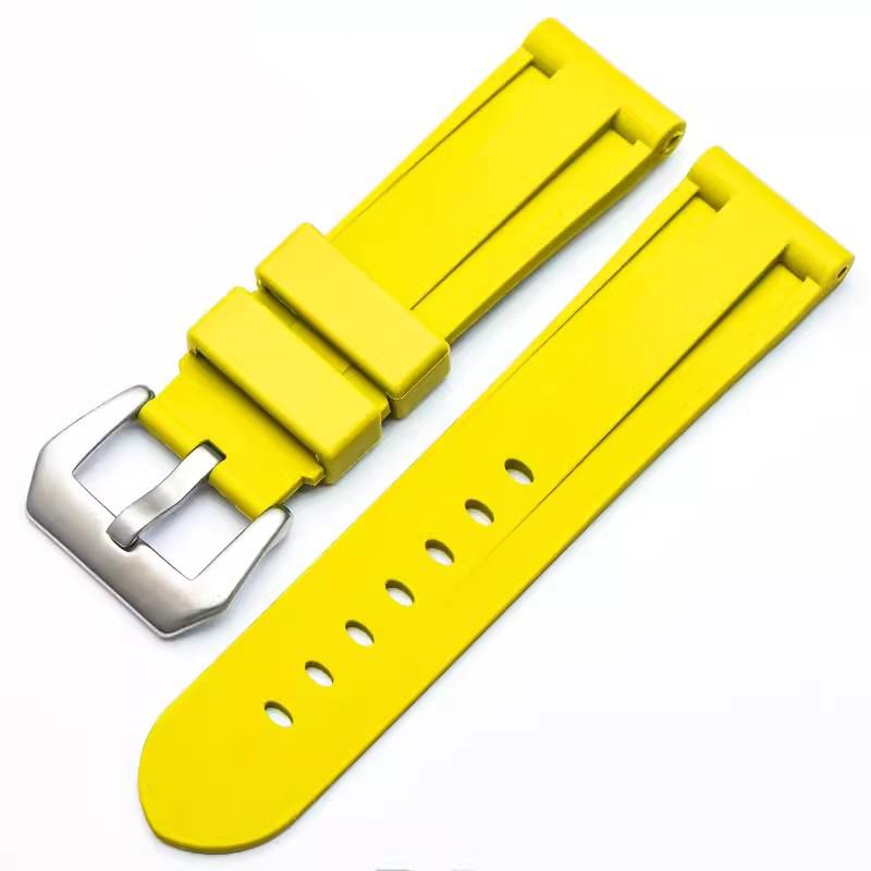 Silikon-Uhrenarmband für Panerai Armband Gummiarmband 20mm 22mm Herren Damen Sport Ersatz-Uhrenarmband für Omega Huawei Gürtel