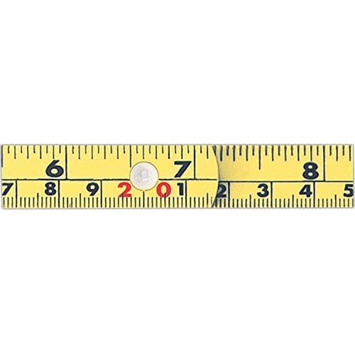 Shinwa Sokutei Fiber Folding Ruler, 1m (equivalent to a ruler) 78623
