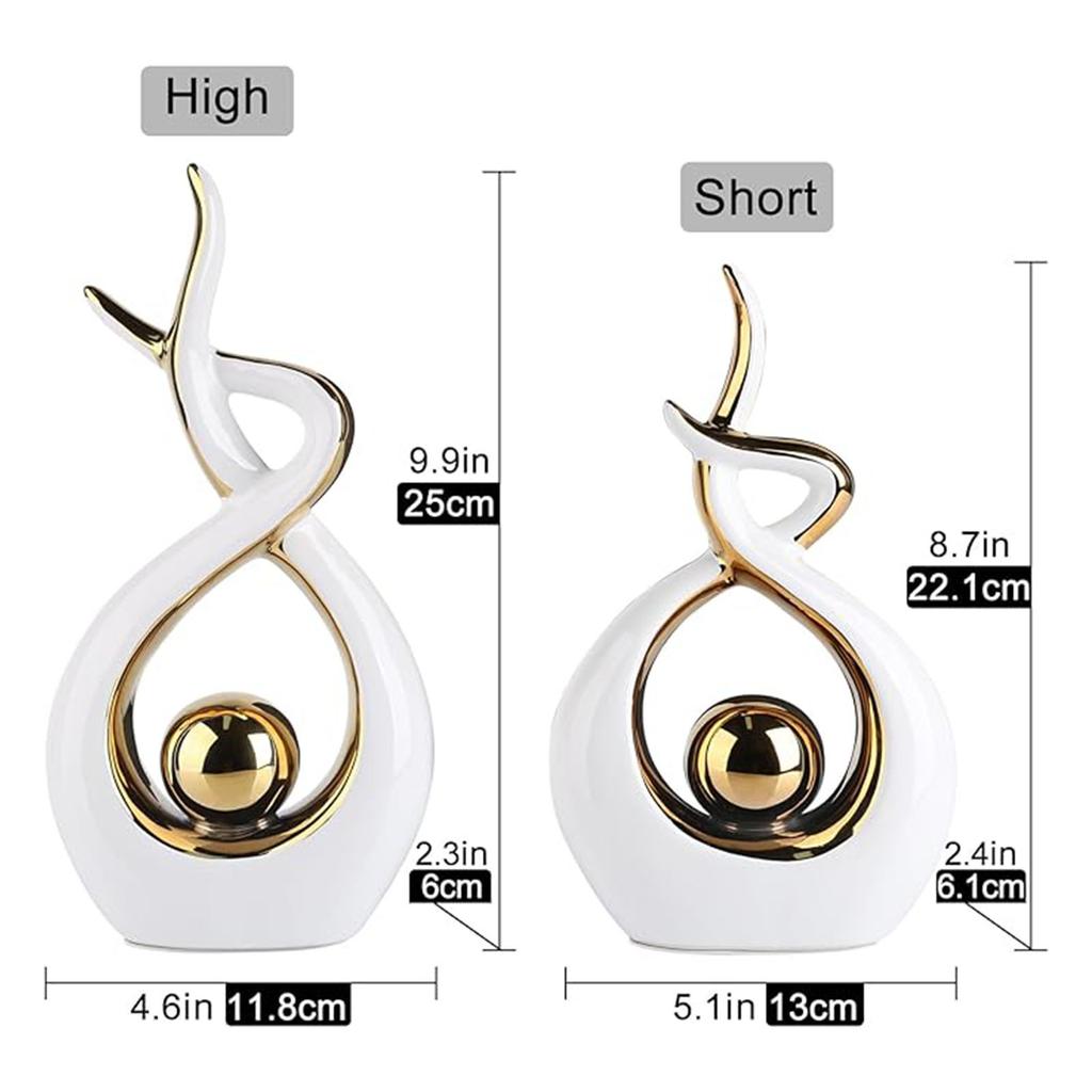 Decorațiune interioară Artă abstractă modernă Statuie ceramică Decorațiune masă Sufragerie Birou Miez Sufragerie Decorațiune cafea