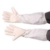 1 Pair Beekeeping Professional Gloves Anti-sting Anti-bee Breathable Canvas Sheepskin Gloves Apiculture Protect Beekeeping Tools