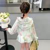 2026 Stylish Breathable Bowknot Sun Protection Outerwear for Baby Girls