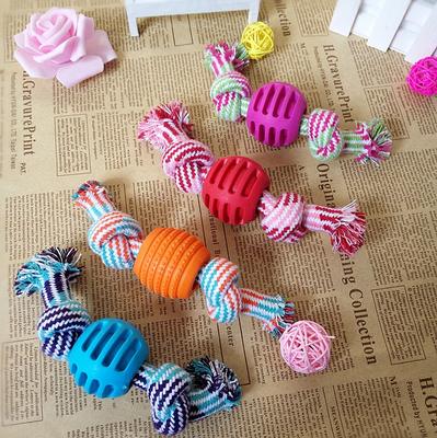 Sugar Shape Dog Toys Puppy Double Cotton Chew Knot Dog Toy Pet Dogs Clean Teeth Durable Braided Bone Rope Dog Toys Pet Supplies